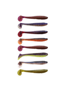 Crazy Fish Vibro Fat 5.8" (3 pcs) Pike Perch Predator Lure