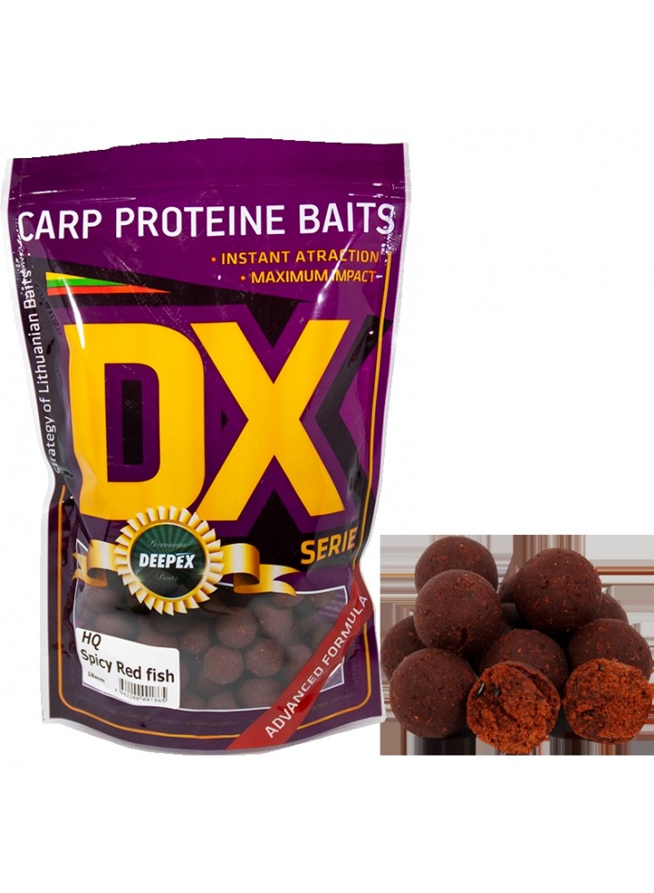 Deepex Protein meatballs 18mm - Spicy Red Fish