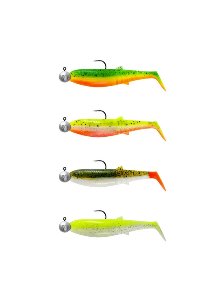 Spiningavimo masalų rinkinys Savage Gear Cannibal Shad Mix 8cm 5+7,5g