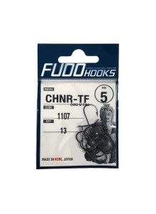 Fudo CHNR-TF āķi ar cilpiņu, melni, asi un izturīgi, 2/4/5 izmēri