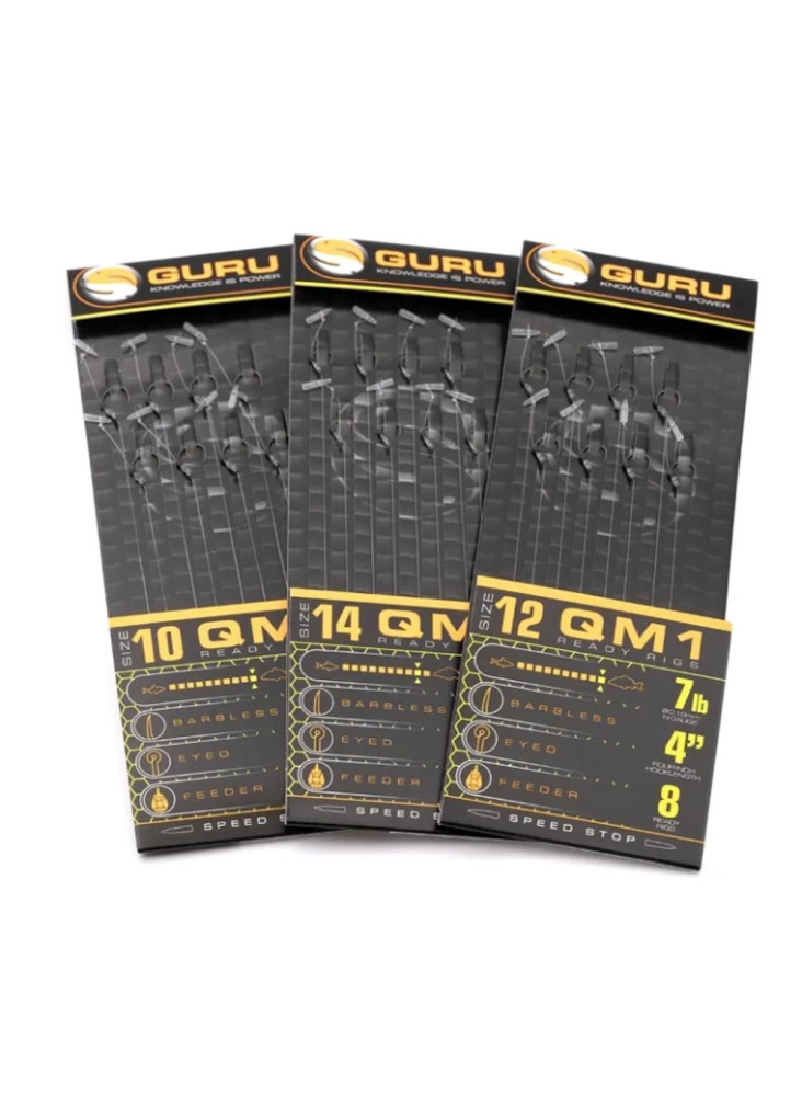 Tied hooks GURU QM1 Bait Band Rigs
