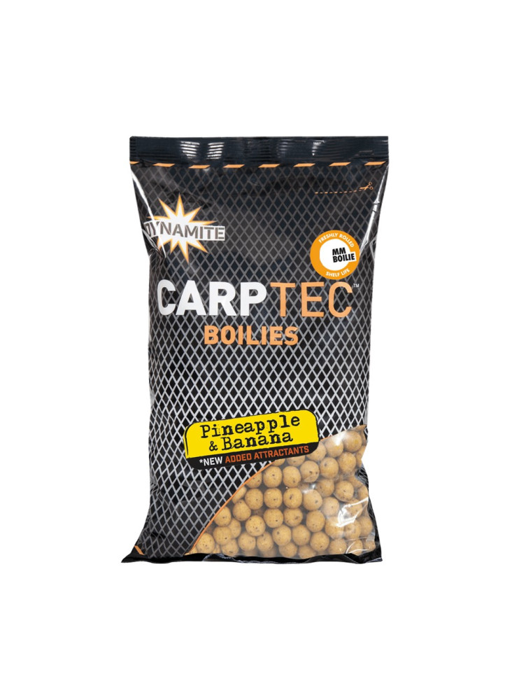 Dynamite Baits Carptec Boilies 15mm 1,8kg - Ananāss un banāns