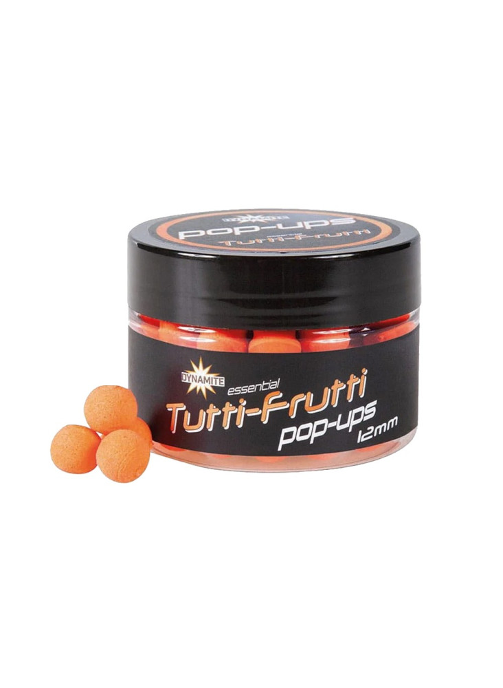 Boiliai Dynamite Baits Essential Fluro Pop-ups 12mm - Tutti Frutti