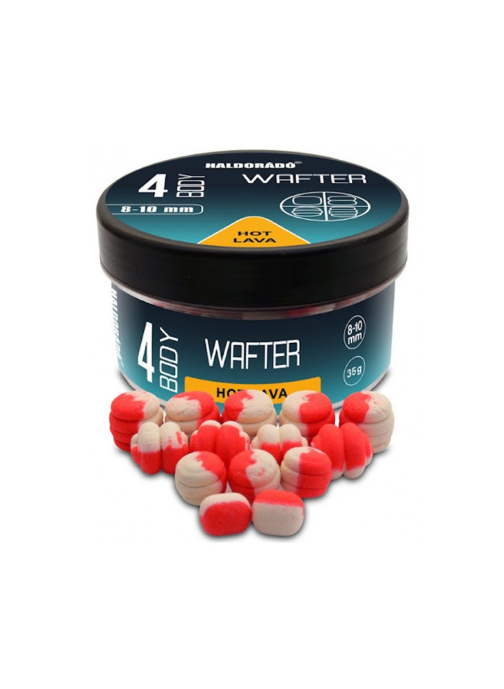 Haldorado 4 Body Wafter 8-10mm - Hot Lava