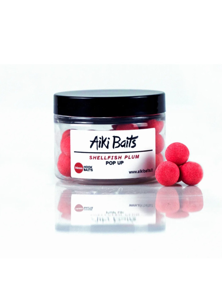 Aiki Baits Pop Up 14mm - Shelfish & Plum