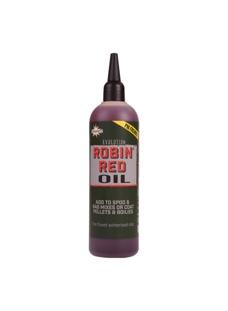 Skystas priedas Dynamite Baits Evolution Oil 300ml - Robin Red