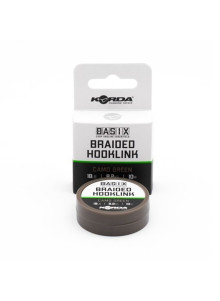 Valas pavadėliams Korda Basix Braided Hooklink 10m
            