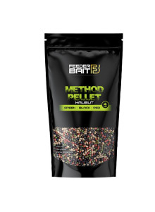 Peletės Feeder Bait Method Pellet 4mm 800g - Halibut Green & Black & Red