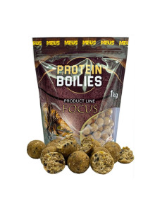 Boilies Meus Focus Protein Boilies 18 мм 1 кг - кокосовая стружка и грецкий орех
            