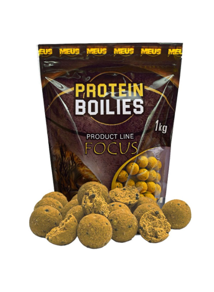 Meus Focus Protein Boilies 18mm 1kg - Sweet Mirabelle