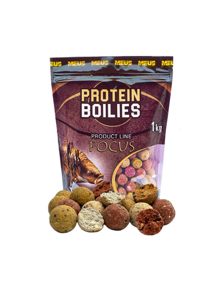 Meus Focus Protein Boilies 18mm 1kg - Sweet mix