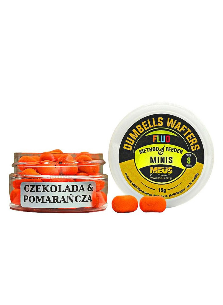 Meus Dumbells Wafters Minis 8mm - Chocolate & Orange
