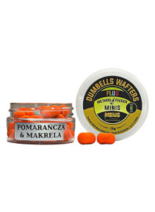 Meus Dumbells Wafters Minis 8mm - Orange & Mackerel
            