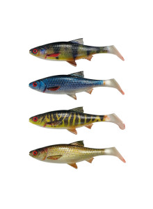 Pro FL 22cm 130g realistic soft pike swimbait lure with 3D eyes