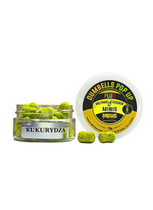 Boilies Meus Dumbells Pop Up Mini 8 mm - Saldā kukurūza
            