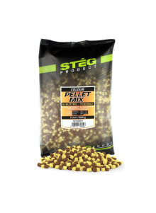 Peletės STEG Color Pellet mix 800g 5mm - Sviesto rūgštis & Tigrinis riešutas
            