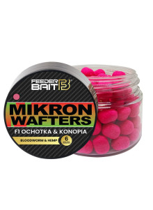 Barības ēsma Mikron Wafters 6 mm - asinspārņi un kaņepes
            