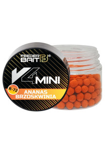 Bait Mini Wafter 4 mm - persiku un ananāsu ēsma - Peach & Pineapple