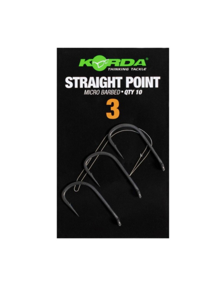 Kabliukai Korda Straight Point Barbed
