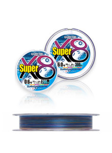 Hardcore Super X8 300m PE Braided Line Japan 8 Strand Strong Smooth Braid