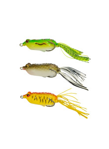 Pro FL Frog 6cm 12g Topwater Weedless Frog Lure Bass Pike