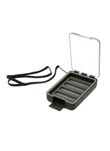 Akara Ice Fishing Jig Box 9.6×7×3.5cm Compact Single-Sided Tackle Box