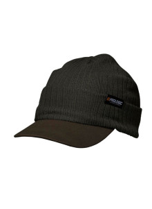 Prologic Peak Beanie Forest Green Warm Knit Hat with Peak Fishing Outdoor Unisex