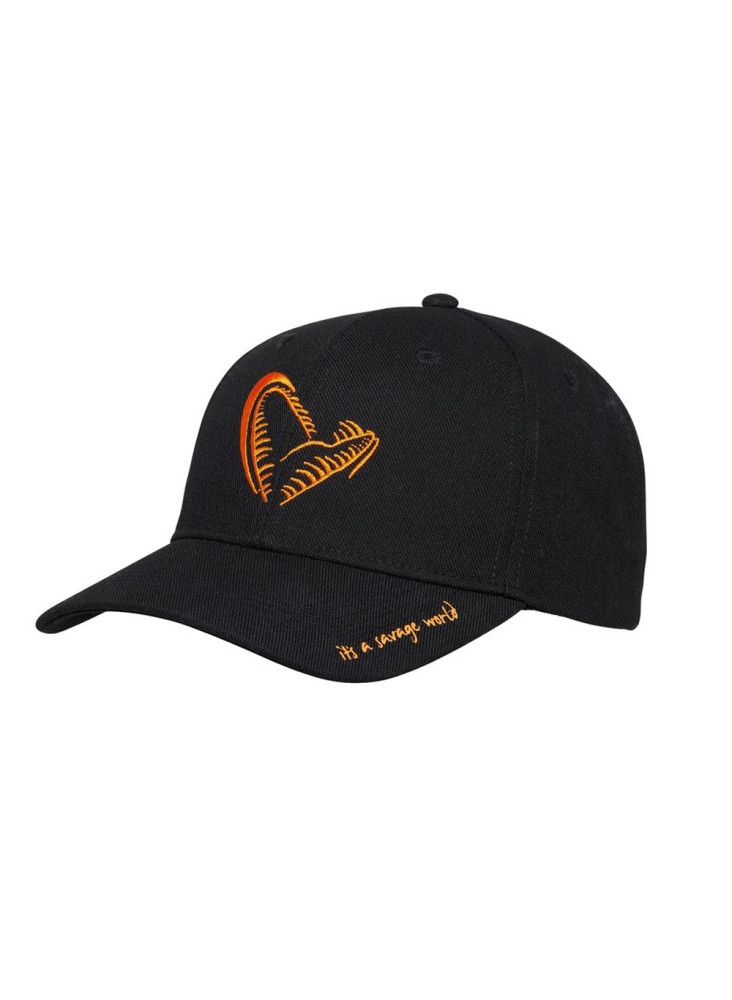 Кепка Savage Gear Jaw Бейсболка черная