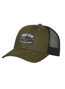 Cepure Savage Gear Badge Trucker Cap Green
            