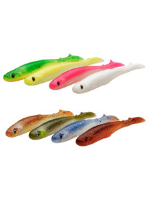 Guminukų rinkinys Savage Gear Slender Scoop Shad Mix 15cm 17g