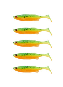 Guminukų rinkinys Savage Gear Fat Minnow T-Tail 5pcs 10,5cm 11g