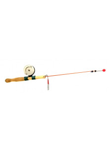 Zumpė Ice Fishing Rod for Smelt – Complete Set with Reel & Stand