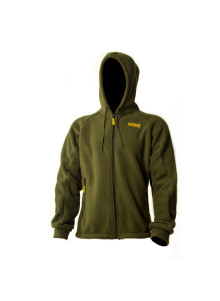 Katran Double Fleece Hoodie pusa – topeltkangas, mikrofliis + kunstkarv, S-XXL