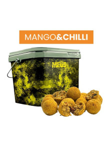 Boiliai Meus Challenge Hard Protein Boilies 20mm 5kg - Mango & Chilli