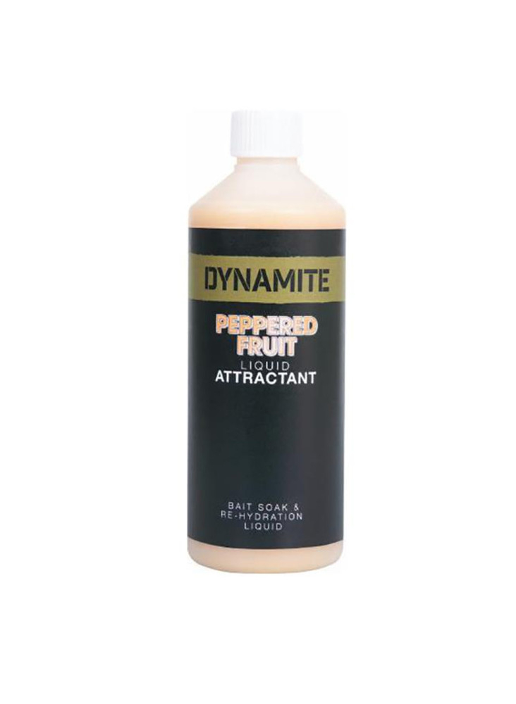 Skystas priedas Dynamite Baits Liquid Attractant 500ml - Peppered Fruit