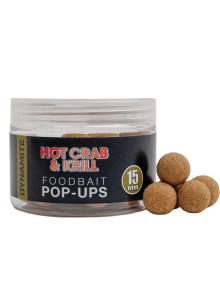 Dynamite Baits Hot Crab & Krill Fluro Pop Ups 15mm
