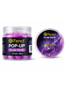 Fencl Pop Up Boilies Plum Squid 14mm Carp Fishing Hookbait