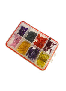 KA-Lures StarterPack Soft Lure Kit UL Nano Jig 8 Types Box