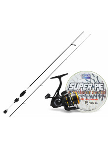 Ultralight Fishing Combo 1.85m 0.2–0.8g Nano Jig Set