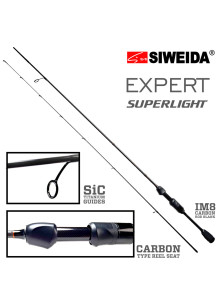 Spininga makšķere Siweida Expert Superlight 1.85m 0,1-1,5g