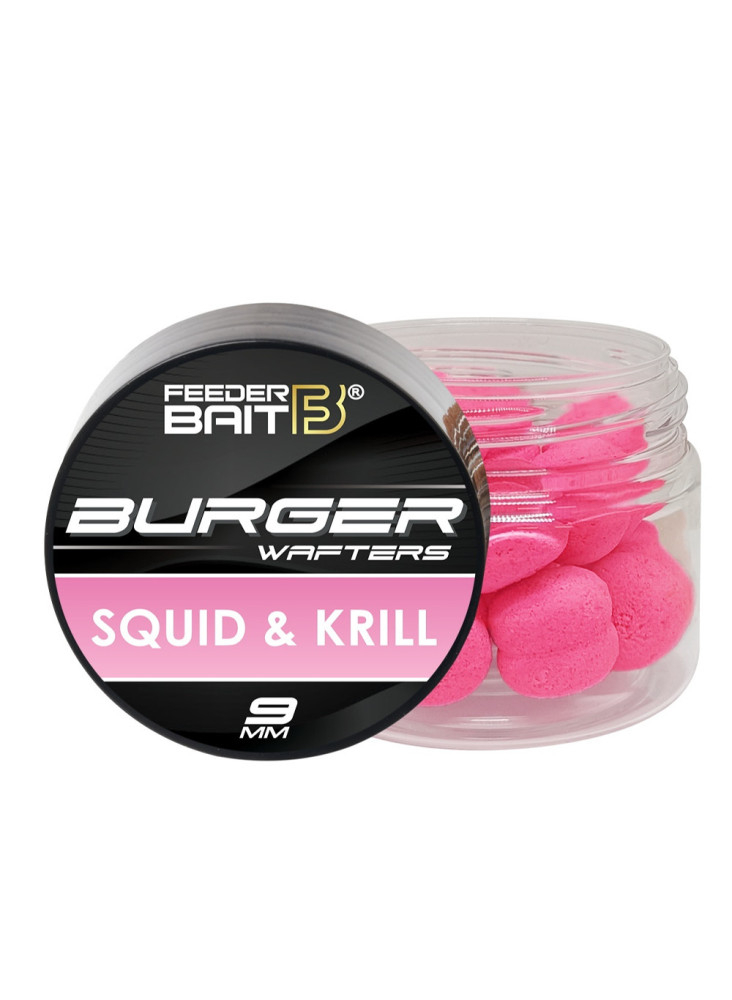 Barības ēsma Burger Wafters 9 mm - Kalmāri un krili