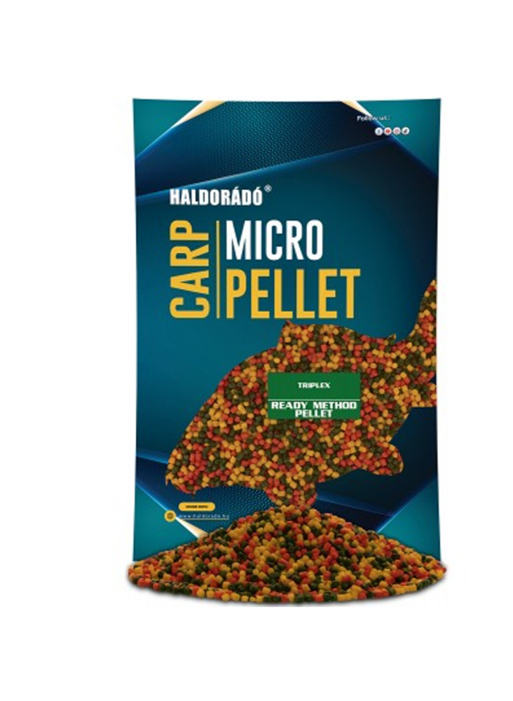 Gatavs lietošanai Haldorado Micro Pellet Triplex 600g 2,5mm
