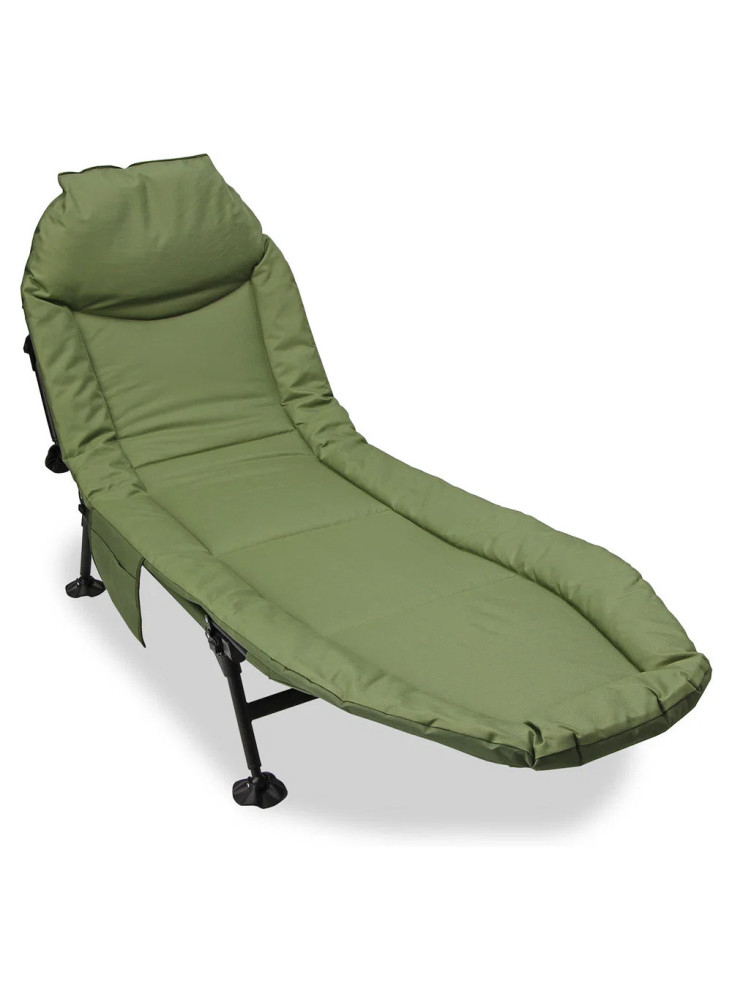 Кровать NGT Angling Pursuits Compact Bed Chair - 6-ножное регулируемое компактное кресло-кровать для карповой рыбалки