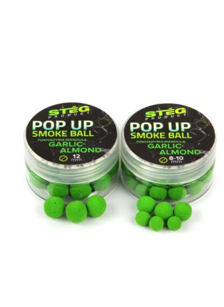 Boiliai STEG Soluble Pop Up Smoke Ball 12mm - Česnakas Migdolas
