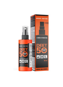 DEET 50 Insect Repellent 50ml Mosquito Tick Protection Spray