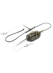 FRY Standard Method Arc Flat XL Rig on Leadcore 2 Hooks 40-60g