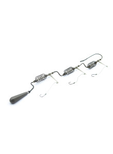 FRY Crucian Carp Rig on Leadcore 3 Hooks 20-50g Ready Fishing Rig