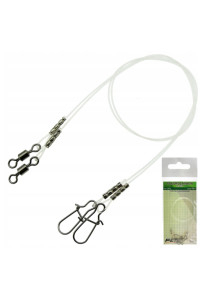 FL Fluorocarbon Leaders 25cm Invisible Predator Spinning Rigs (2pcs)