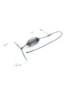 Sistema dugninei žūklei FRY Watermelon Rig On Leadcore 3 Hooks 30-50g