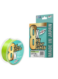 Плетеная леска Asso PE 8X Light Games 150 м
            